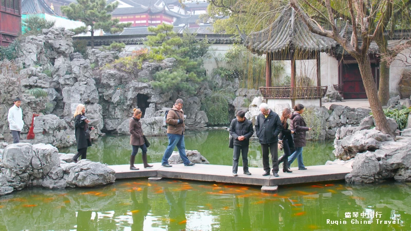 The Goden Fish Pond in Yu Garden