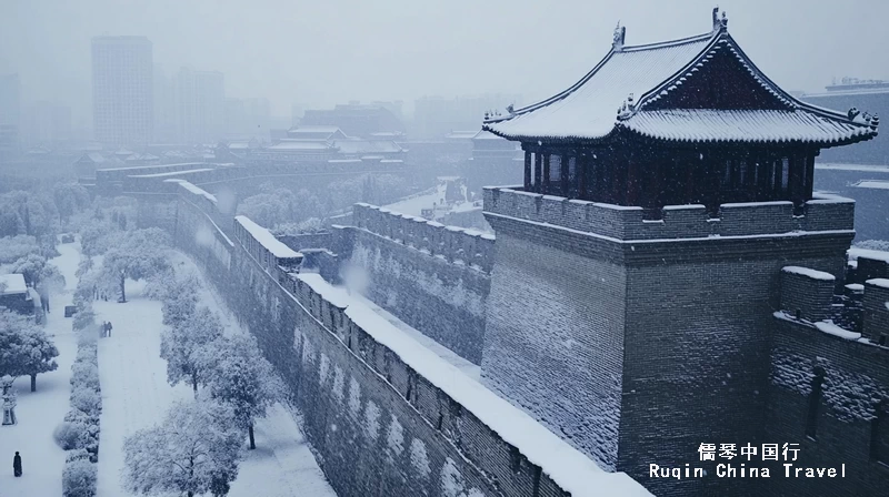 Xi'an in Snow