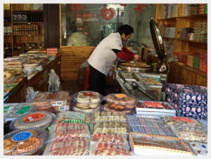 the local food in Zhouzhuang