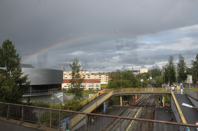 在行驶200多公里之后，抵达挪威首都奥斯陆（Oslo）