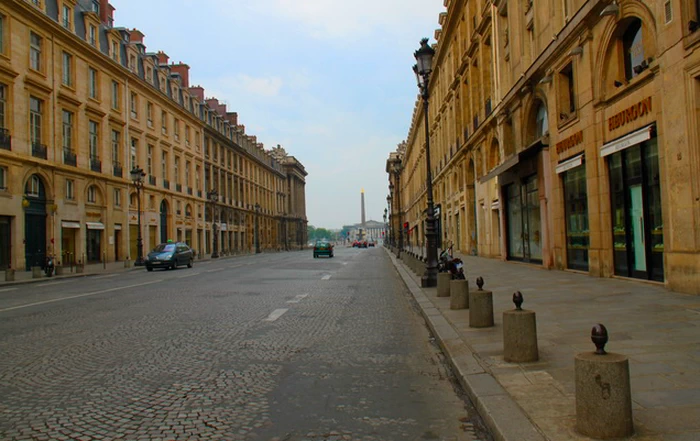 皇家路（Rue Roydale），能看到协和广场