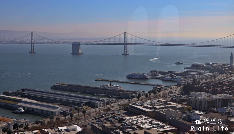 旧金山-奥克兰海湾大桥和内河码头