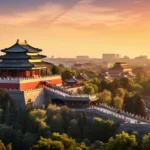 Visit Jingshan in Beijing in August