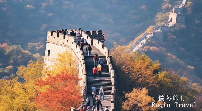 Mutianyu Great Wall in November Beijing