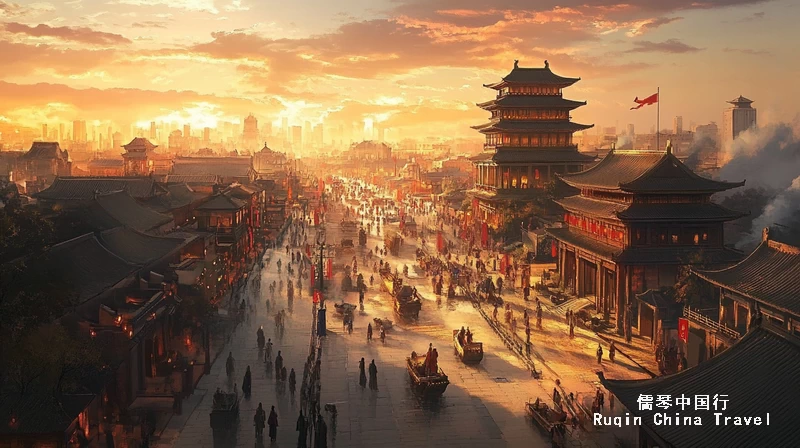 The Ancient Capital of Xi'an at the eastern end of the Silk Road  facts About Xi'an