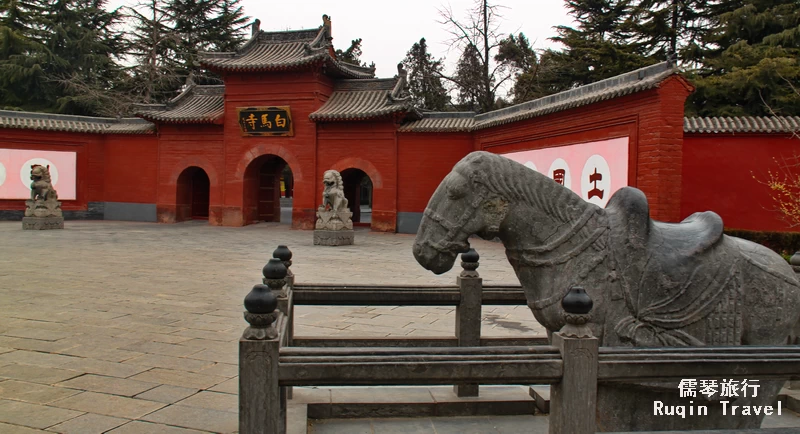 The Main Entrance to White Horse Temple