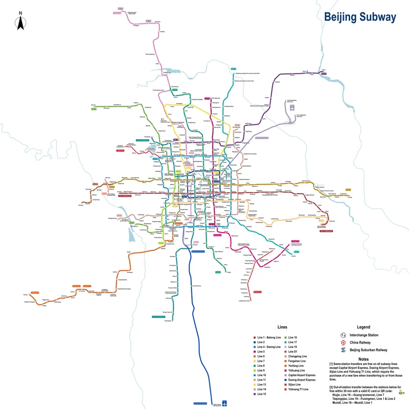 Beijing Subway Map Wikipedia