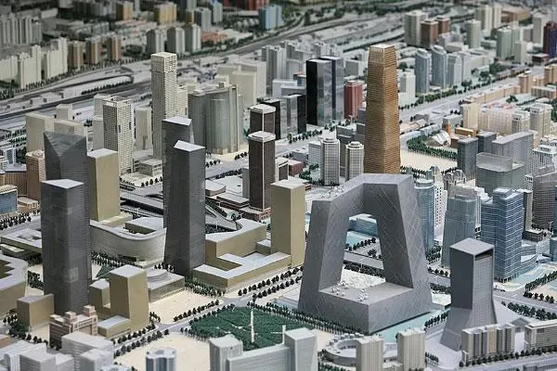 The model of Beijing City