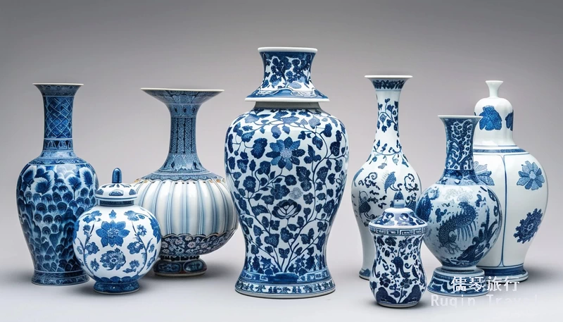 Blue and White Porcelain China