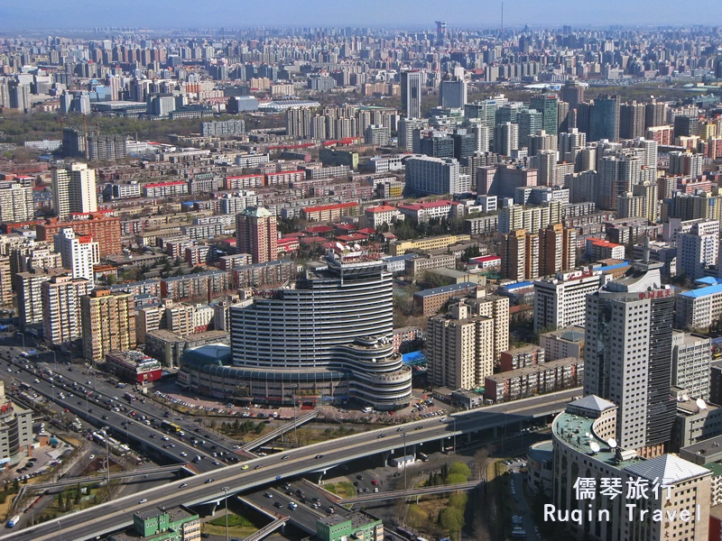 A Panoramic View of Beijing City from Central Radio & TV Tower