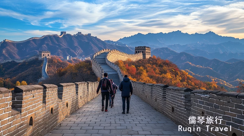 Beijing Skyline Great Wall