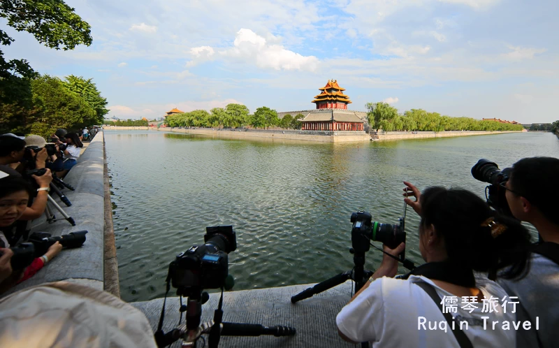 Northwest Turret and Moat of Forbidden City