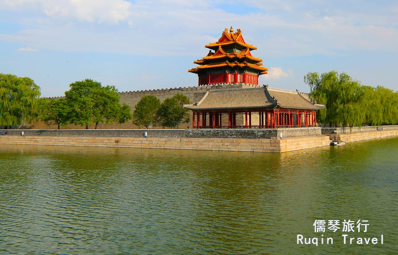 The Northwest Turret and Moat of Forbidden City