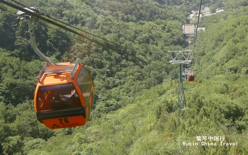 Cable car up to Mutianyu Great Wall