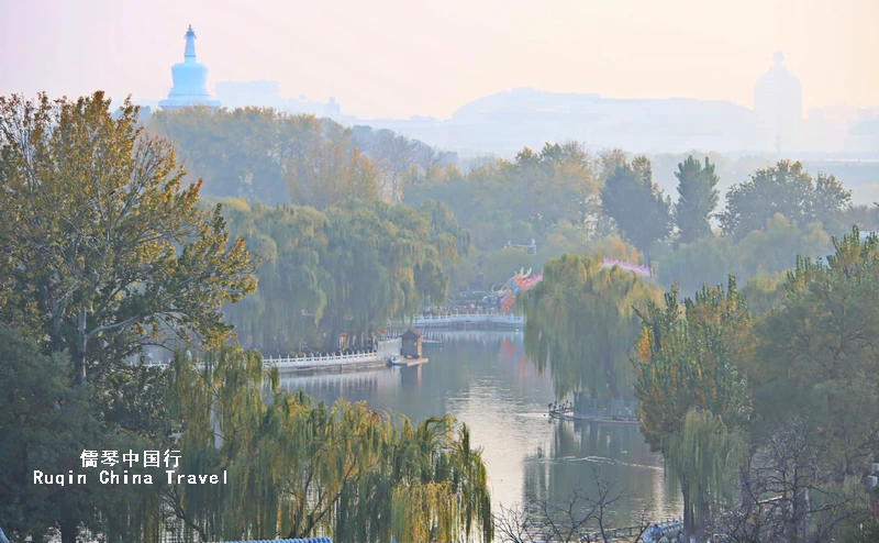 Shichahai and the White Pagoda in Beihai Park