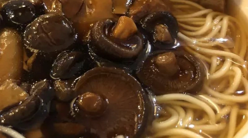 Mushroom Noodle at Qingchun Pumen Vegetarian and Vegan Dining in Beijing