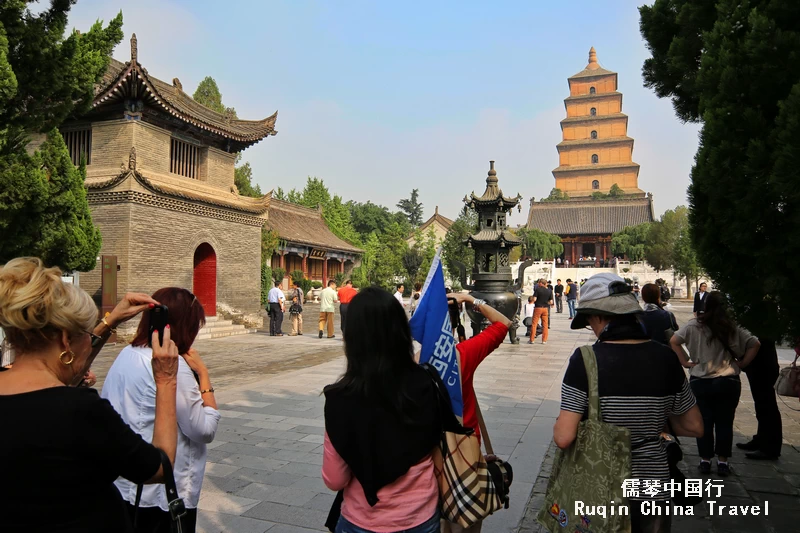 Inside the The Da Ci’en Temple in Xi'an