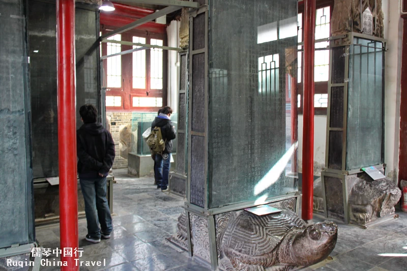 The calligraphy steles from the Second Exhibition Room in Forest of Stone Steles Museum in Xi'an