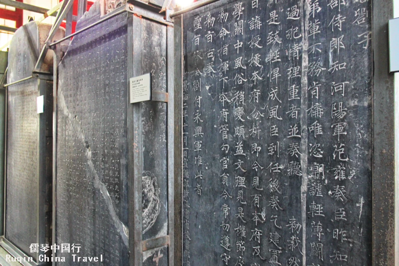 historical steles from the Song, Yuan, Ming, and Qing Dynasties at Xi'an Beilin Museum