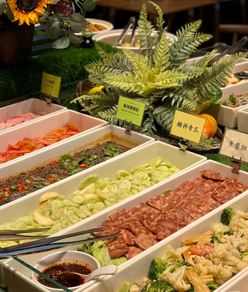 All-Vegan Buffet — ¥68/person Suhu Vegetarian (Qianmen Branch) in Beijijng