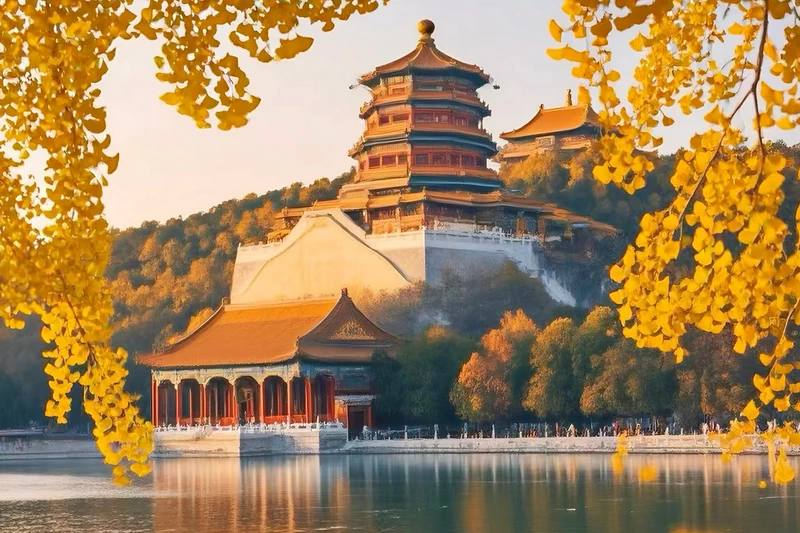 The Autumn Colours at Summer Palace