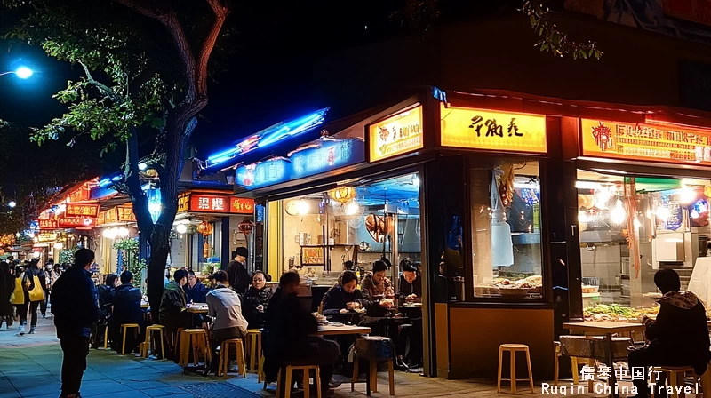 Try Local Foods at Shangshui Food Street Guilin