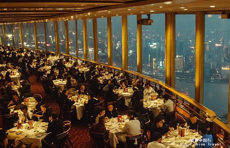 Revolving Restaurant at Shanghai Oriental Pear Tower