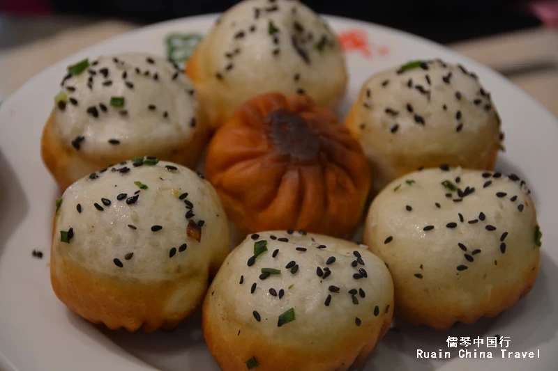 Shengjianbao - Crispy Pan-Fried Dumplings Must try food in Shanghai