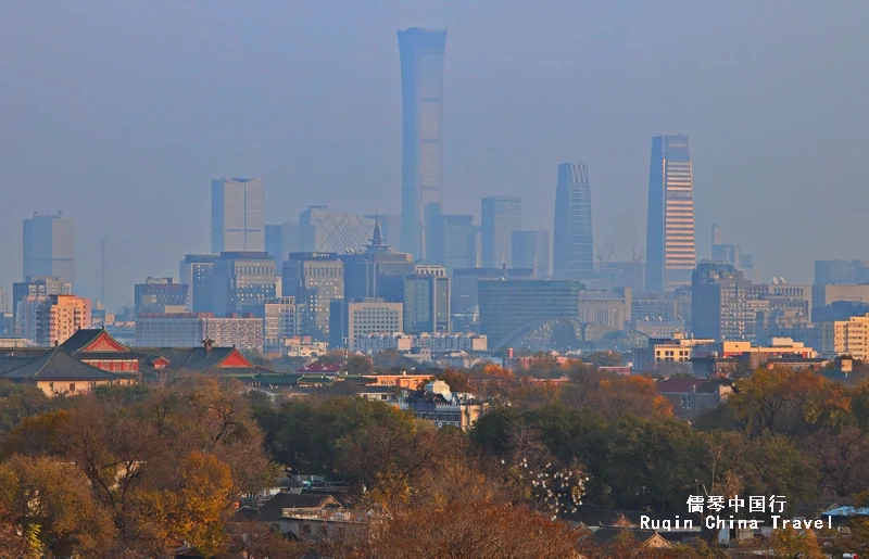 the China Zun skyscraper in Beijing’s CBD. 