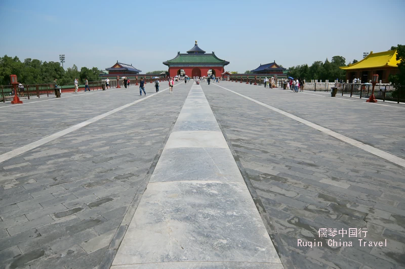  Danbi Bridge, the central axis of the Temple of Heaven