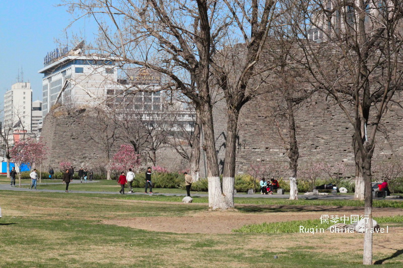 Ming City Wall Ruins Park is now part of a public park