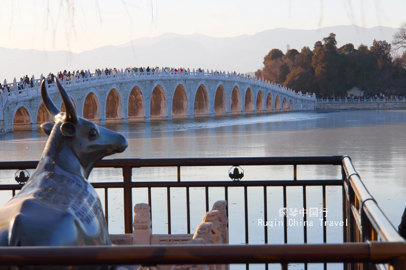 The Bronze Ox at Summer Palace