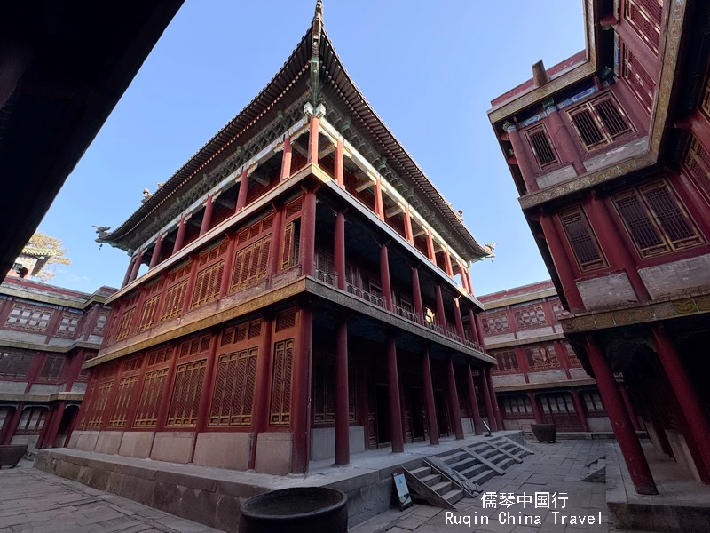 The Main Hall - Hall of High Solemn ( 妙高庄严殿）at   Xumi Fushou Temple (须弥福寿之庙）