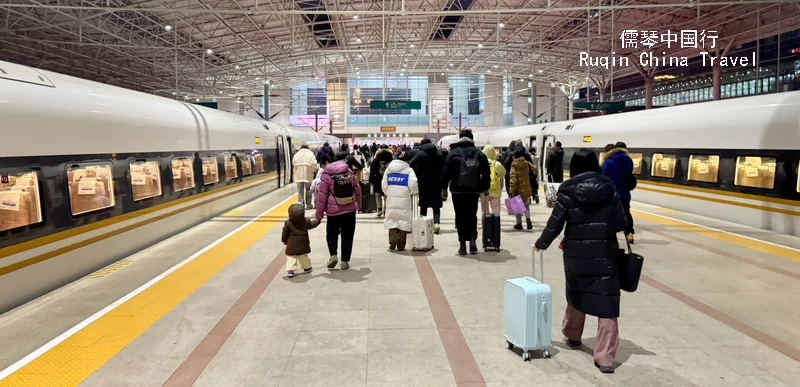 I arrive at Beijing North Railway Station and finish my Beijing to Datong High-speed day trip