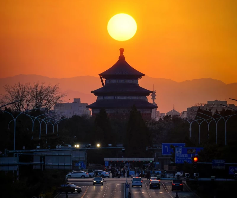 Temple of Heaven's Hanging Sun