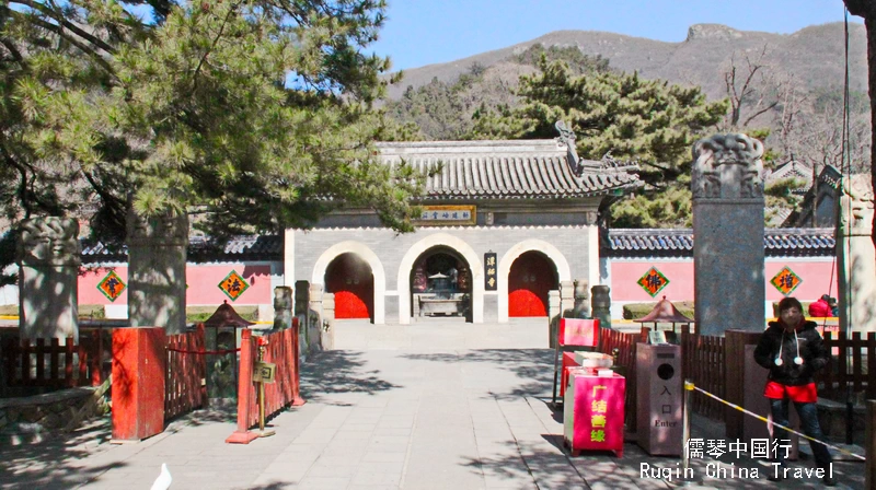 The Mountain Gate to Tanzhe Temple, the top temple in Beijing