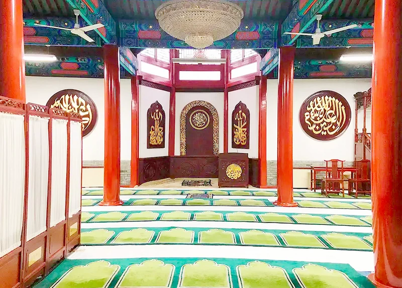 The Main Prayer Hall of Qianmen Mosque