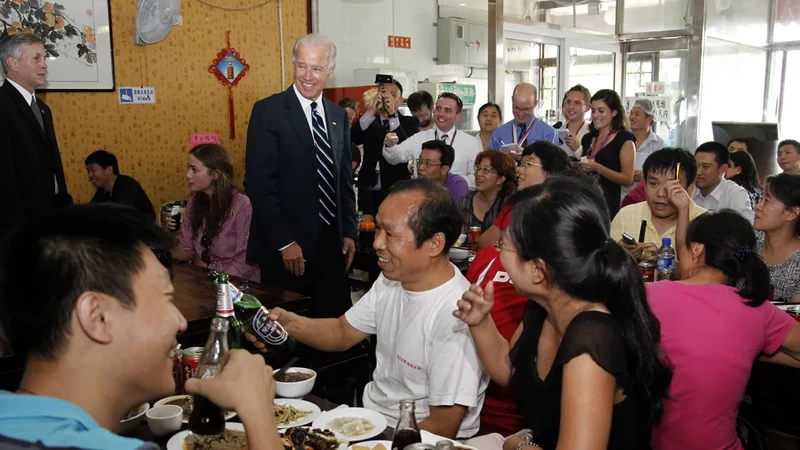 Biden visited Yaoji Chaogan in August 2011. Pool/Getty Images AsiaPac/Getty Images (CNN)