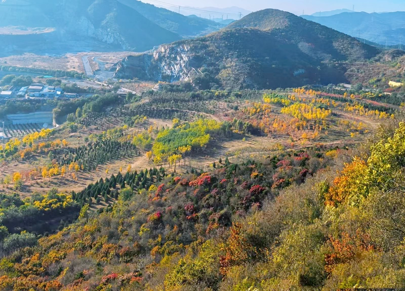 Beigong National Forest Park in Autumn in Fengtai District