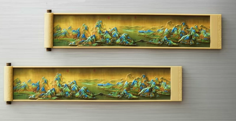 A Thousand Li of Rivers and Mountains Fridge Magnets, a gift in Beijing