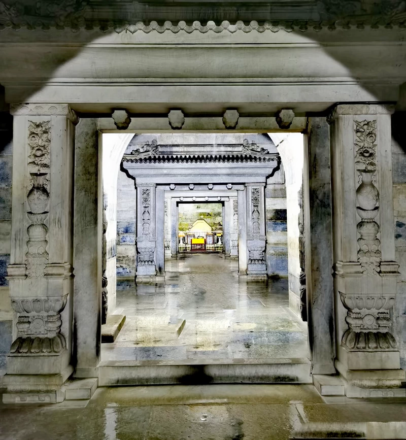 The underground palace of the Chong Tomb at Western Qing Tomb