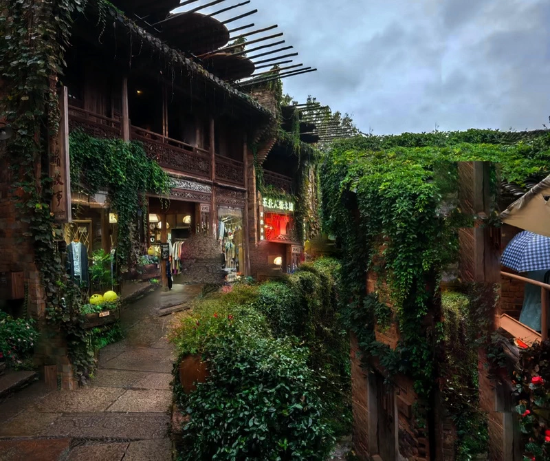 Ancient Village Sky Street 古村天街 in Huangling, Wuyuan