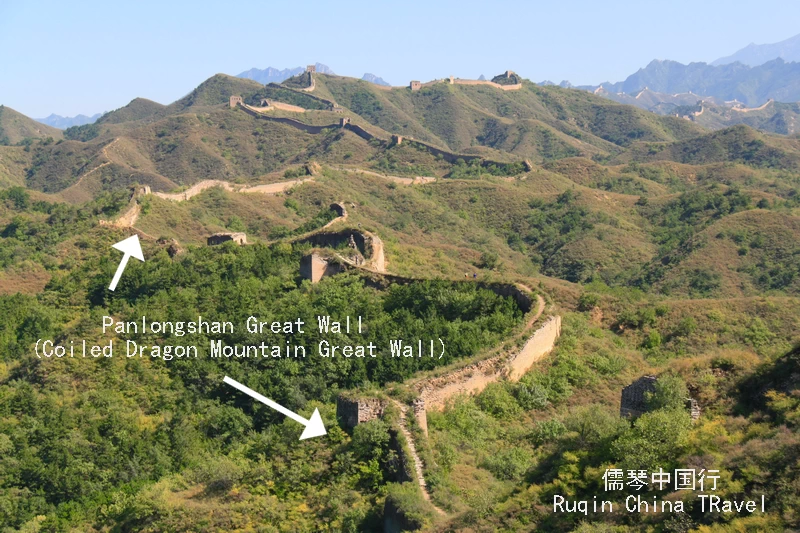Gubeikou Great Wall looks like a coiled dragon (Panlongshan)