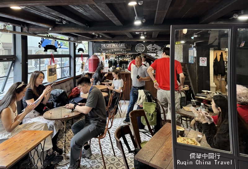 Stepping inside the Cottage Cafe Shanghai, felt like I had crossed into another world