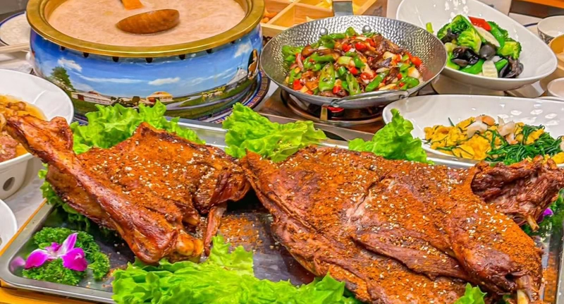 Start with roast whole lamb