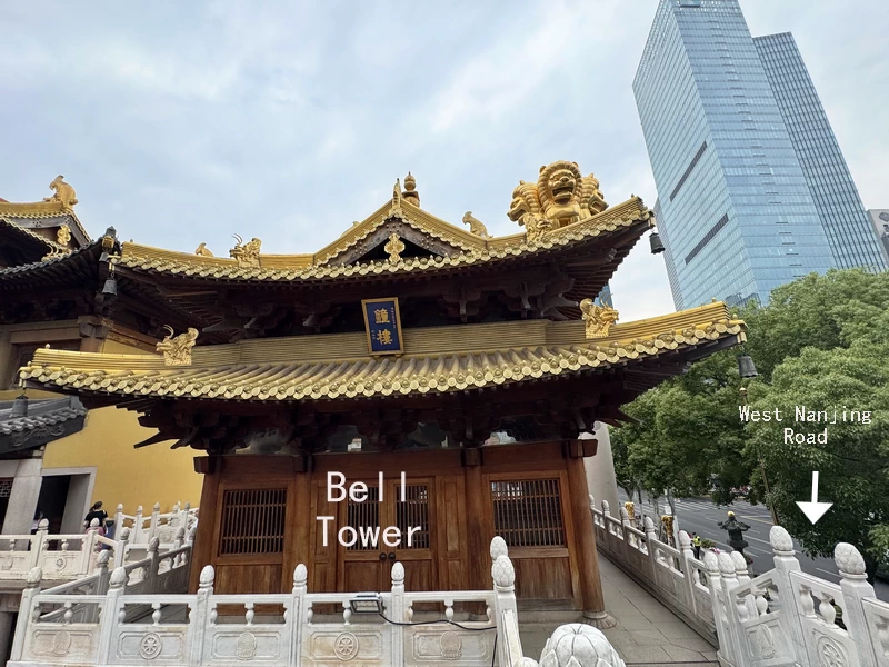 The Bell Tower – Echoes of Peace Across Time in Jing'an Temple