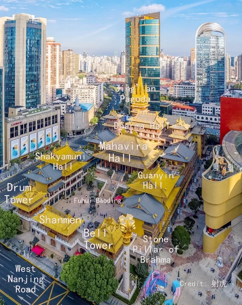 Jing'an Temple Layout