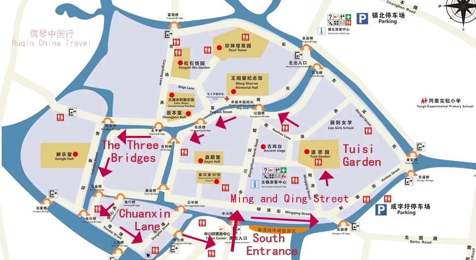 The Visitor Map of Tongli