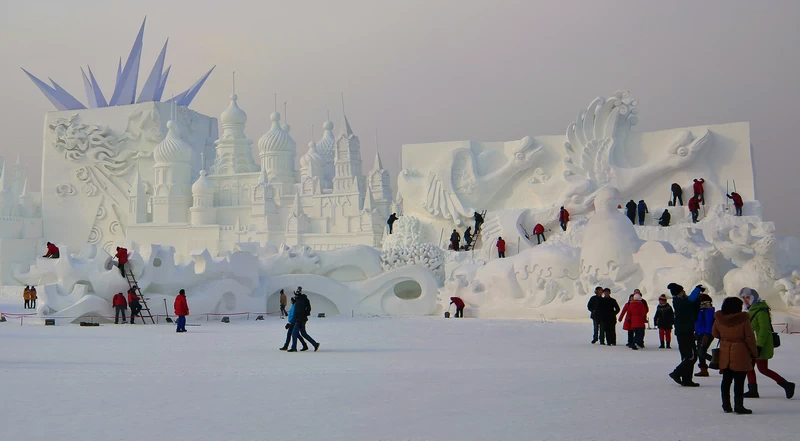 Harbin snow fair