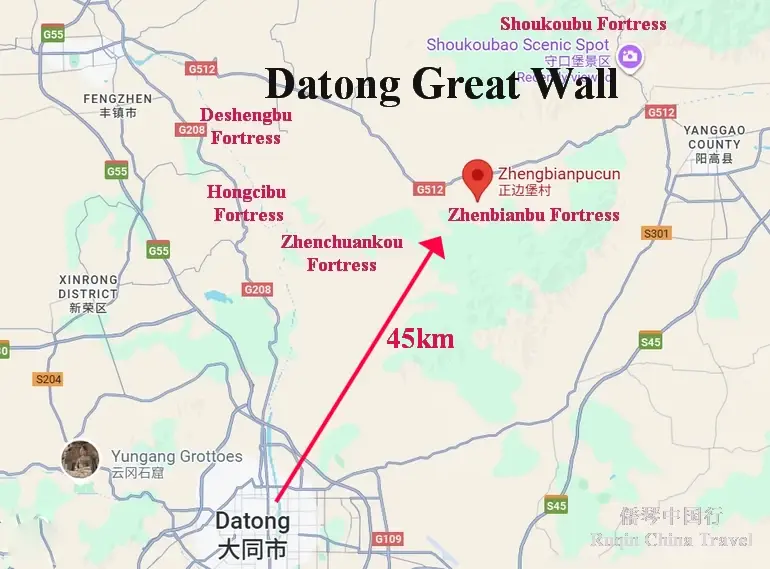 Location Map: Zhenbianbu Fortress